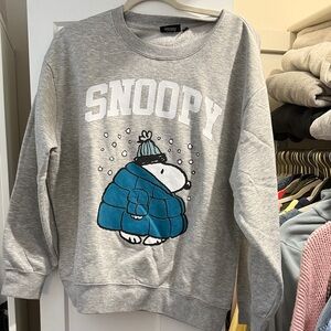 Snoopy Gray Sweater